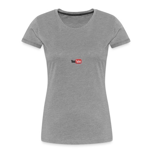 YouTube logo full color png - Women's Premium Organic T-Shirt