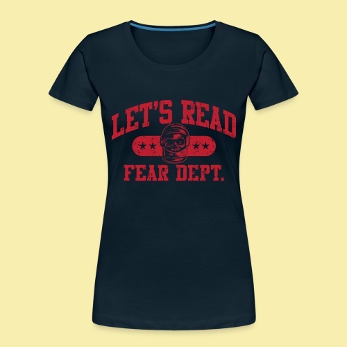 Fear Dept - Athletic Red - Inverted - Women's Premium Organic T-Shirt
