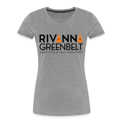 RIVANNA GREENBELT (all black text) - Women's Premium Organic T-Shirt
