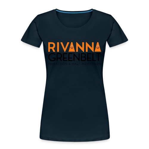 RIVANNA GREENBELT (orange/black) - Women's Premium Organic T-Shirt