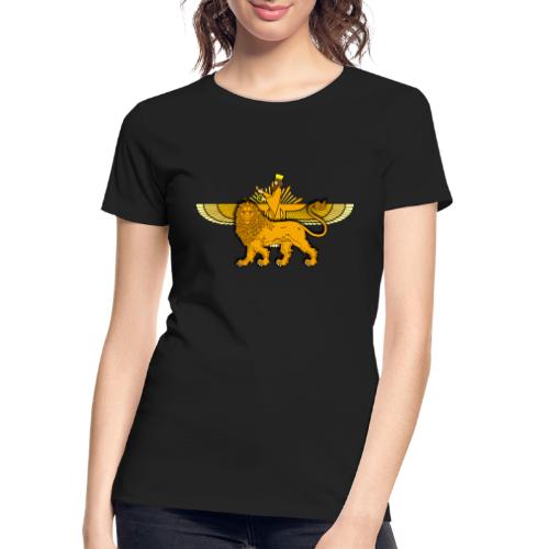 Lion Sun Faravahar - Women's Premium Organic T-Shirt