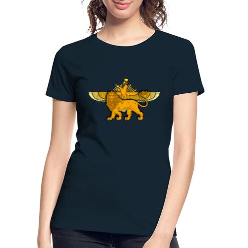 Lion Sun Faravahar - Women's Premium Organic T-Shirt