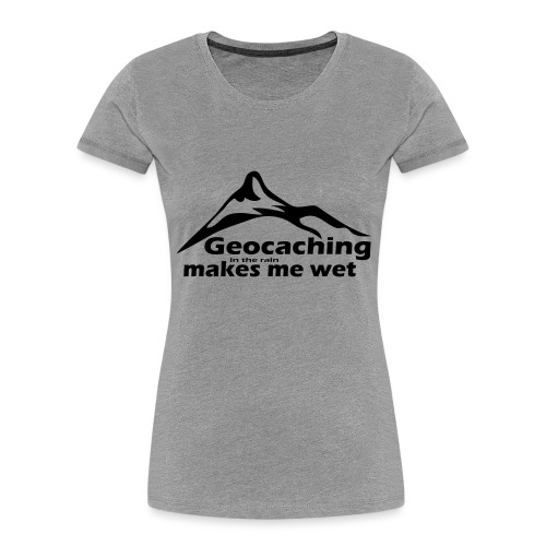 Wet Geocaching - Women's Premium Organic T-Shirt