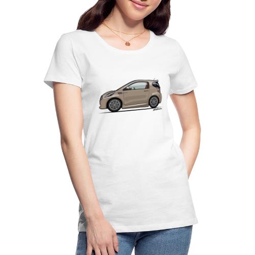 AM Cygnet Blonde Metallic Micro Car - Women's Premium Organic T-Shirt