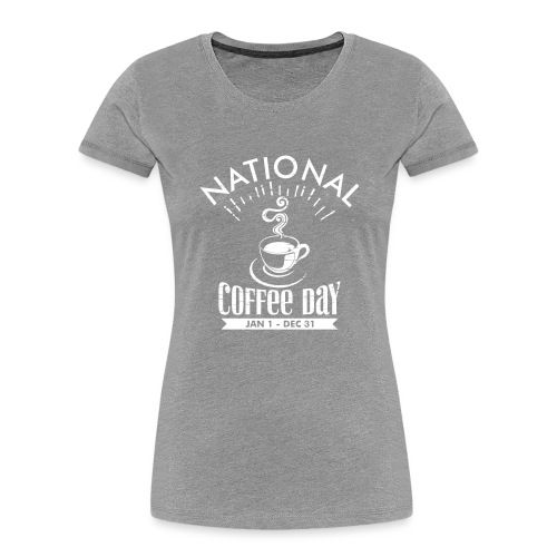 Vintage National Coffee Day - Women's Premium Organic T-Shirt