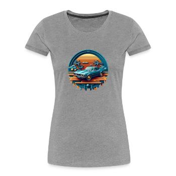 70s Style - Women's Premium Organic T-Shirt - heather gray - Front