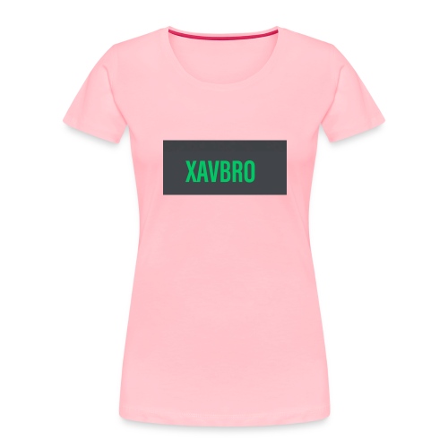 xavbro green logo - Women's Premium Organic T-Shirt
