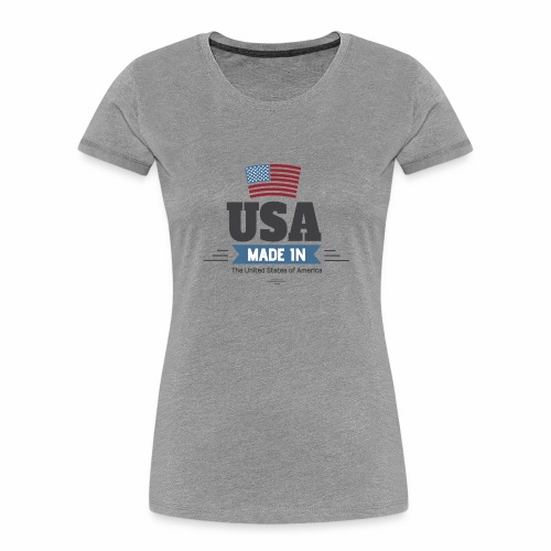 America USA - Women's Premium Organic T-Shirt