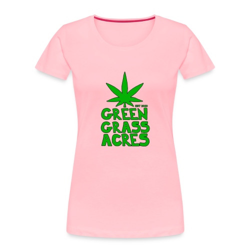 GreenGrassAcres Logo - Women's Premium Organic T-Shirt