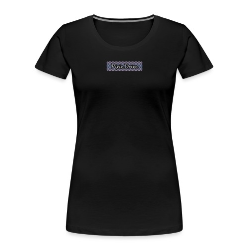 PixieDrive Race Flag Inspired Pastel Logo - Women's Premium Organic T-Shirt