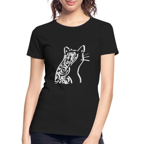 Pensive Cat - Women's Premium Organic T-Shirt