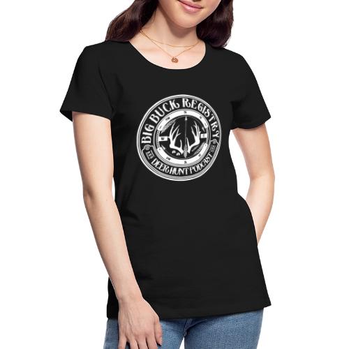 Big Buck Registry White Seal - Women's Premium Organic T-Shirt