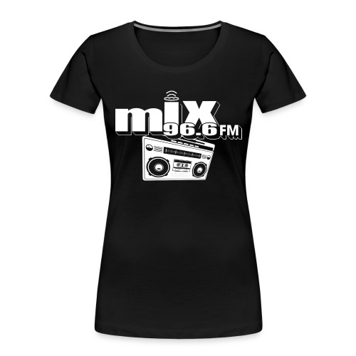 MIX 96.6 BOOM BOX - Women's Premium Organic T-Shirt