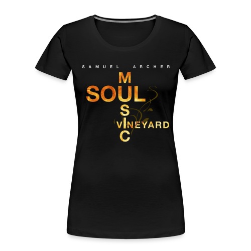 Soul Music Vineyard Design fire/gold - Women's Premium Organic T-Shirt