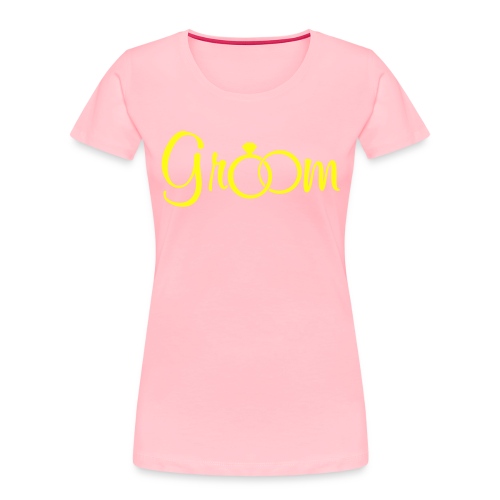 Groom - Weddings - Women's Premium Organic T-Shirt