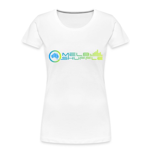 Melbshuffle Gradient Logo - Women's Premium Organic T-Shirt
