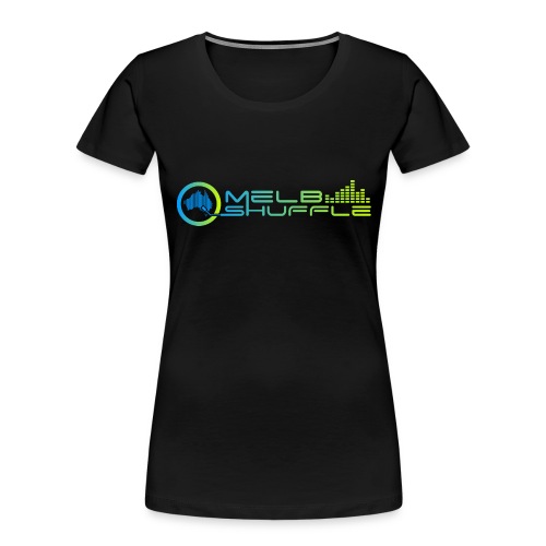 Melbshuffle Gradient Logo - Women's Premium Organic T-Shirt