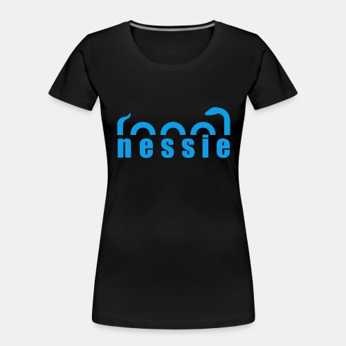 Nessie Lake Monster Fun Loch Ness Design - Women's Premium Organic T-Shirt