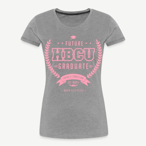 Future HBCU Graduate - Men's Ivory and Navy T-shir - Women's Premium Organic T-Shirt