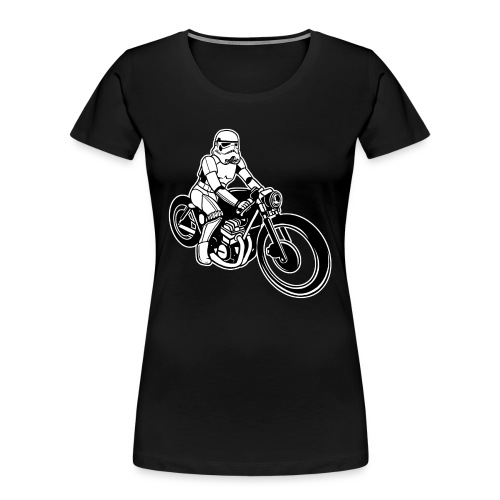 Stormtrooper Motorcycle - Women's Premium Organic T-Shirt