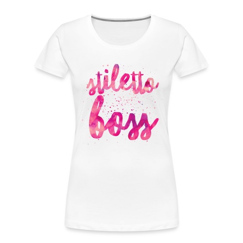 StilettoBoss HotPink - Women's Premium Organic T-Shirt
