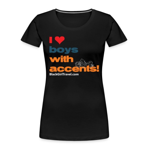 accentsWhite png - Women's Premium Organic T-Shirt