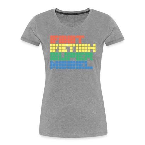 FOOT FETISH SUPER MODEL - Women's Premium Organic T-Shirt