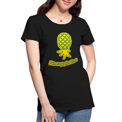 Swingers - Pineapple Time - Transparent Background - Women's Premium Organic T-Shirt