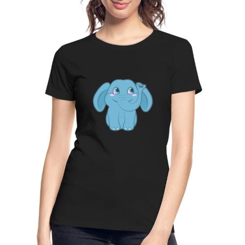 Baby Elephant Happy and Smiling - Women's Premium Organic T-Shirt