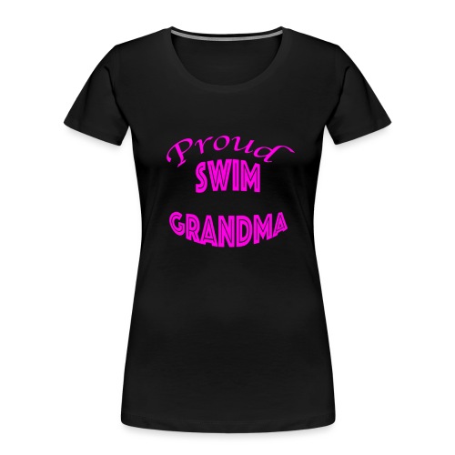 swim grandma - Women's Premium Organic T-Shirt