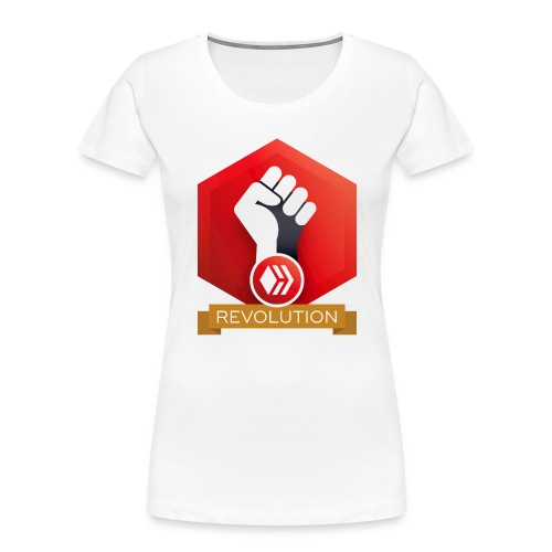 Hive Revolution Banner - Women's Premium Organic T-Shirt