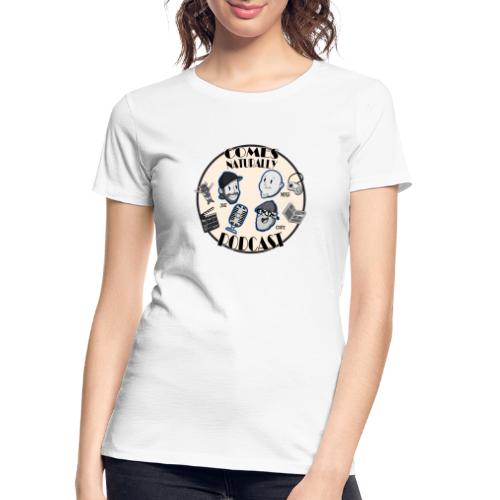 Comes Naturally Logo - Women's Premium Organic T-Shirt