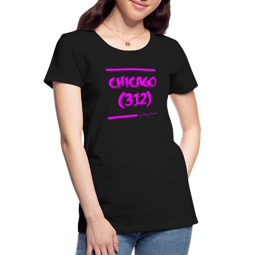 CHICAGO 312 PINK - Women's Premium Organic T-Shirt