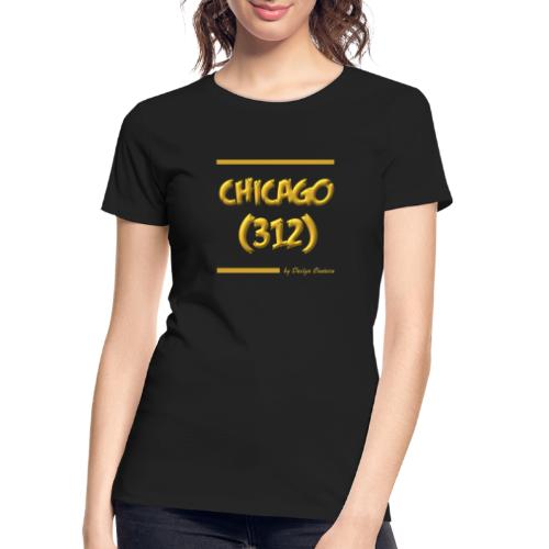 CHICAGO 312 GOLD - Women's Premium Organic T-Shirt