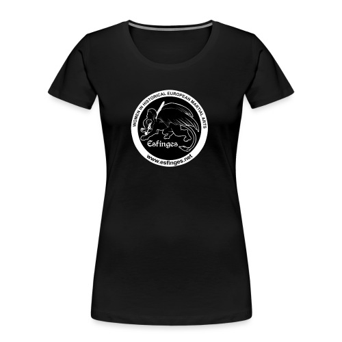Esfinges Logo Black - Women's Premium Organic T-Shirt