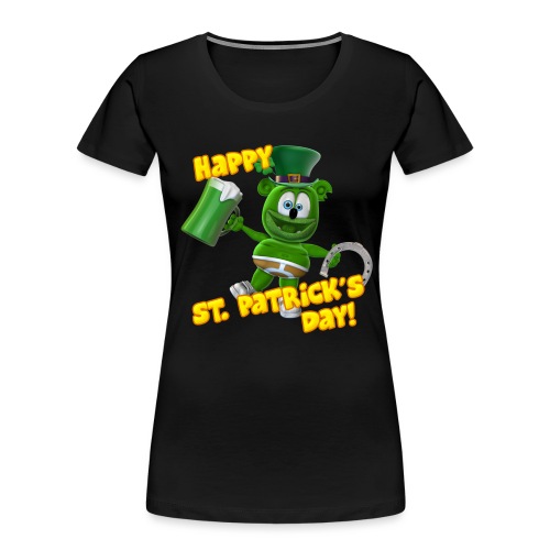 Gummibär (The Gummy Bear) Saint Patrick's Day - Women's Premium Organic T-Shirt