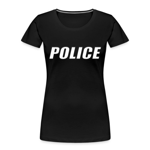 Police White - Women's Premium Organic T-Shirt