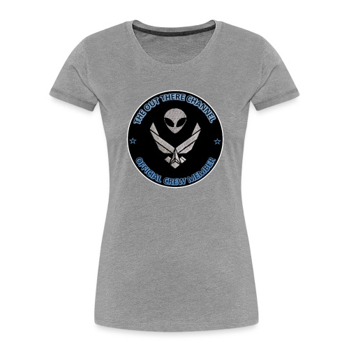 BlackOpsTransBigger1 Front with Mr Grey Back Logo - Women's Premium Organic T-Shirt