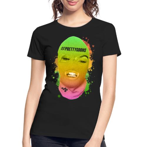 Pretty Goons Mask RAINBOW splatter - Pretty Goons - Women's Premium Organic T-Shirt