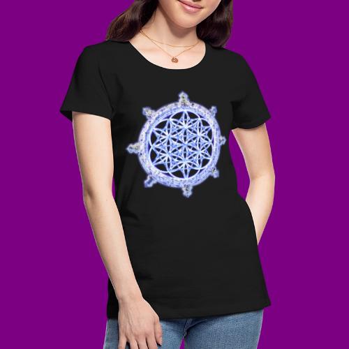 Diamond Sutra - Flower of Life - Mandala - - Women's Premium Organic T-Shirt