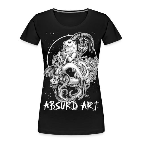 zodiac sign capricorn by Absurd Art - Women's Premium Organic T-Shirt