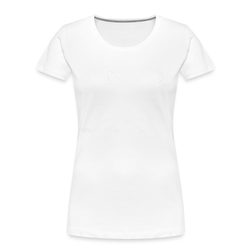 HWR White - Women's Premium Organic T-Shirt