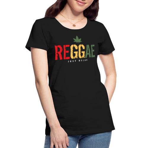 reggae jamaica relax rasta - Women's Premium Organic T-Shirt
