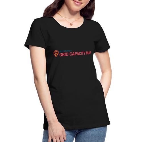 Grid Capacity Map - Women's Premium Organic T-Shirt
