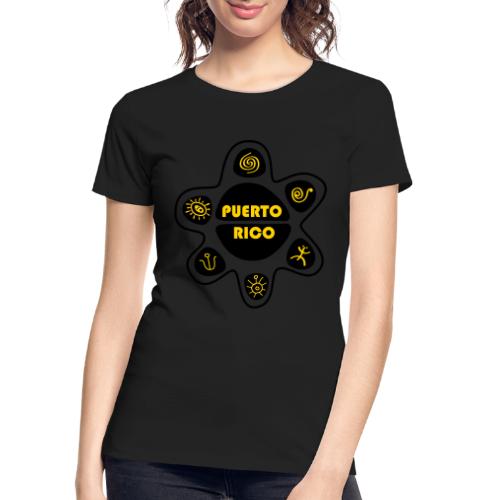 Sol Taino Símbolos de PR - Women's Premium Organic T-Shirt