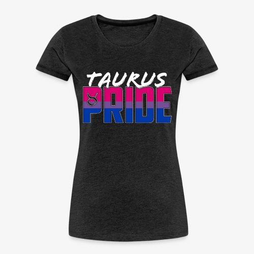 Taurus Bisexual Pride Flag Zodiac Sign - Women's Premium Organic T-Shirt