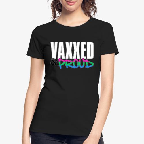 Vaxxed & Proud Polysexual Pride Flag - Women's Premium Organic T-Shirt