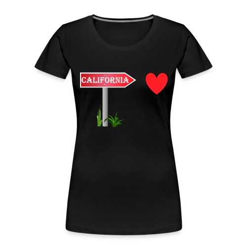CALIFORNIA - Women's Premium Organic T-Shirt