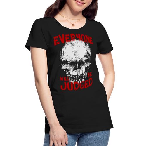 judgement day skull - Women's Premium Organic T-Shirt