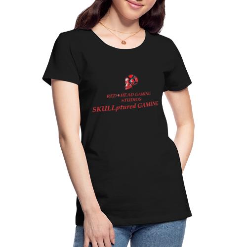 REDHEADGAMING SKULLPTURED GAMING - Women's Premium Organic T-Shirt
